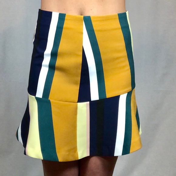 Zara Striped Skirt - Picture 4 of 6